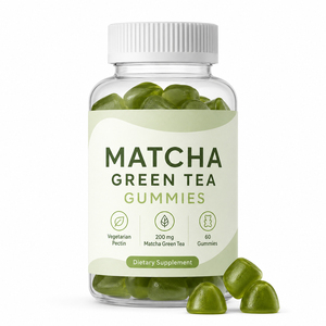 High Quality Dietary Supplement Gummy Matcha Digestion Promotion Matcha Green Tea Gummies Organic Matcha Gummy Ceremonial Grade - Product Image 1