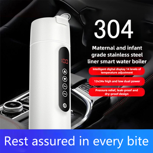 Control de temperatura de calefacción Hervidor eléctrico 24V Coche Camión Calentador de agua Calefacción de coche <span class=keywords><strong>Taza</strong></span> de agua inteligente - Product Image 6