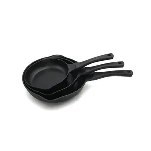 Điện Gang Carbon Thép Nồi Không Gỉ Giá Rẻ Giá Vòng Pan Set Cá Maple Xử Lý Da Chảo