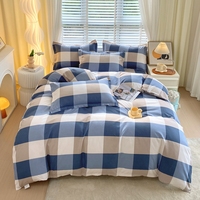 Vente en gros nouvelle fleur Designer reine roi taille housse de couette couette doux imprimé luxe drap de lit ensembles de literie