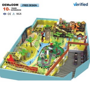 Hotel-Grade Indoor Playground Equipment Hot-Blooded Forest Animal-Themed Children's <b>Trampoline</b> Direct From Factory - Product Image 4