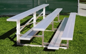 Sièges de stade modulaires réglables en PVC noir personnalisables pour les rassemblements scolaires et les terrains de jeux - Product Image 3