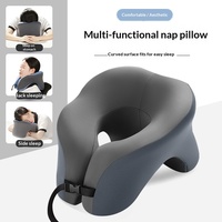 Coussin de sieste multifonctionnel en mousse à mémoire de forme Jaezo pour bureau, en forme de U, 32x26x18cm, idéal pour étudiants et pauses déjeuner - Vente en gros usine