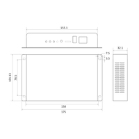 Lecteur multimédia asynchrone HD-A3L avec écran LED Boîte d'envoi Wifi 4G Logiciel Huidu HD-pour l'affichage du lecteur