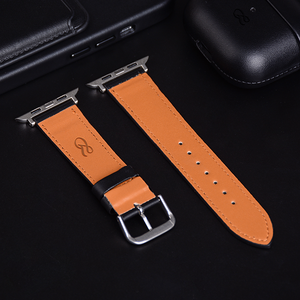 Correas de <span class=keywords><strong>reloj</strong></span> de cuero genuino DL, correa de <span class=keywords><strong>reloj</strong></span> de grano completo de estilo de diseñador NAPPA para <span class=keywords><strong>Apple</strong></span> <span class=keywords><strong>Watch</strong></span> 2 3 4 5 Series 44mm 42mm 40mm 38mm - Product Image 3