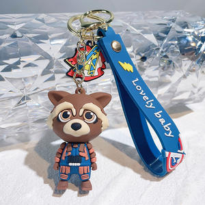 Llavero <span class=keywords><strong>de</strong></span> Goma 3D <span class=keywords><strong>de</strong></span> los <span class=keywords><strong>Guardianes</strong></span> <span class=keywords><strong>de</strong></span> <span class=keywords><strong>la</strong></span> <span class=keywords><strong>Galaxia</strong></span> <span class=keywords><strong>de</strong></span> Marvel, Groot y <span class=keywords><strong>Rocket</strong></span>, Dibujos Animados, Anime, Adorable, No Tóxico, Colgante para Coche - Product Image 6