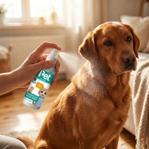Kit de Traitement Avancé Anti-Puces et Tiques pour Animaux de Compagnie, <span class=keywords><strong>Spray</strong></span> Anti-<span class=keywords><strong>Poux</strong></span> pour Chiens, Solution Contre les Acariens et les Infections Fongiques Cutanées pour Chats, Kit de Secours - Product Image 3