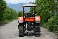 Tracteur à chenilles compact pour rizières et rizières pour terrains boueux