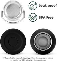 Thermos américain à double paroi en acier inoxydable avec poignée, rétention de chaleur de 12 à 24 heures, bouteille d'eau isolée portable