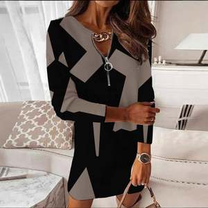 Robe de soirée sexy noire à tube, tendance nouvelle, style <span class=keywords><strong>labyrinthe</strong></span> abstrait, pour boîte de nuit, podium - Product Image 1