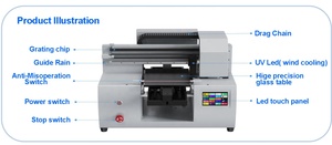 Impresora UV Plana Shangtuo Nueva con Cabezal de Impresión XP600 para Impresión en Materiales Flexibles en Pasteles y Chocolates, Semiautomática - Product Image 4