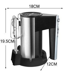 Batteur Électrique Multifonctionnel Portatif <span class=keywords><strong>Focurite</strong></span> <span class=keywords><strong>Scarlett</strong></span> pour Gâteaux, Fouet Manuel, Mélangeur d'Œufs et Aliments - Product Image 3