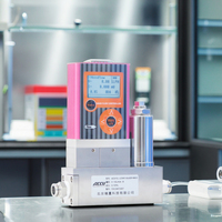 Contrôleur de débit de liquide numérique ACCU avec écran LCD, débitmètre à pression différentielle, connexion filetée en acier inoxydable