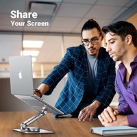 Support pour ordinateur portable UGREEN pour bureau, base rotative à 360 degrés réglable, compatible avec le support MacBook Pro Air