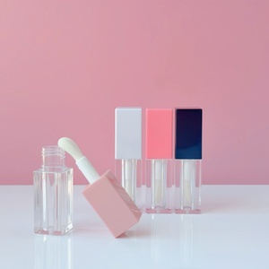 C-nhãn hiệu riêng tùy chỉnh vuông sang trọng <span class=keywords><strong>Lipgloss</strong></span> ống Ống mỹ phẩm bao bì Lip Gloss Lip dầu Ống - Product Image 4