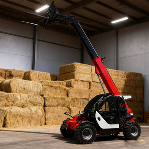 Kran diesel mini Cina 3 <span class=keywords><strong>ton</strong></span> dengan kecepatan operasi cepat untuk medan kasar, dilengkapi boom <span class=keywords><strong>telehandler</strong></span>, telescopic handler, dan forklift loader. - Product Image 1
