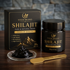 Résine de Shilajit de l'Himalaya Naturelle Premium, Extrait Minéral Pur, Riche en Acide Fulvique, Complément Herbal, Résine de Shilajit Sauvage de l'Himalaya - Product Image 1
