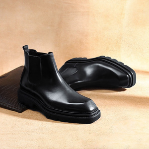 Chaussures plates décontractées et habillées DSYX pour hommes, en cuir véritable respirant, légères, antidérapantes, pour l'extérieur - Product Image 5