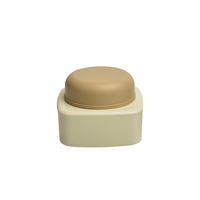 Bouteille de sérum de soin de la peau YOBO Square PP pour crème pour les yeux et masque facial vide avec bouchon à vis pour crème solaire et sérigraphie