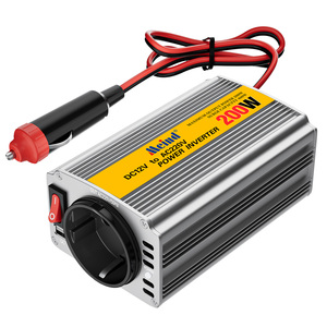 <span class=keywords><strong>Prix</strong></span> d'usine OEM 200W 400W de puissance crête Mini convertisseur de courant pour voiture DC vers AC 12V 220V Chargeur de voiture avec USB - Product Image 1
