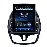 Radio de Coche Android de 9.7 Pulgadas para Chevrolet Spark Beat 2017-2020, Pantalla Táctil Vertical, Reproductor de Video Estéreo con Carplay, GPS, Bluetooth y FM