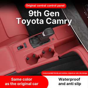 <b>Car</b> Interior Silicon Pad Fits Tightly Into Storage Groove Protect Original <b>Car</b> storage <b>accessories</b> <b>for</b> 9th Gen Toyota Camry - Product Image 1