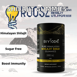 Suplementos Herbales de Shilajit Puro del Himalaya HP Valia OEM, Gomitas, Gotas, Resina Dorada, Sin Azúcar Añadido, Ashwagandha, Gokshura, Energía - Product Image 2