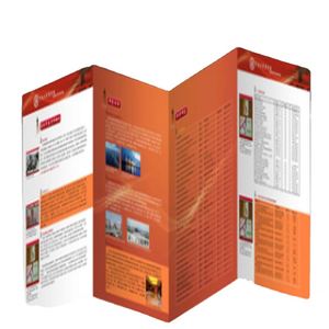 Custom Brochure Printing Folded Brochure <b>Leaflet</b> Printing - Product Image 3