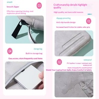 Étui rigide imperméable pour tablette et ordinateur portable EVA iPad 11 pouces avec fermeture à glissière et 2-3 compartiments pour les voyages