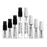Flacons à sertir de 2 ml, 3 ml, 5 ml – Mini flacons d'échantillon de parfum de luxe vides avec capuchon en plastique noir et blanc