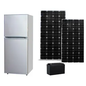 12V24V DC AC dual-purpose solar refrigerator communication compact household freezer refrigerator refrigeration equipment