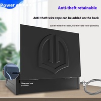 Autos pezi fischer tragbarer versteckter Finger abdruck Passwort Schmuck Aufbewahrung sbox Solid Safe Flip-Up Design Zahlens chloss Stahl Metall