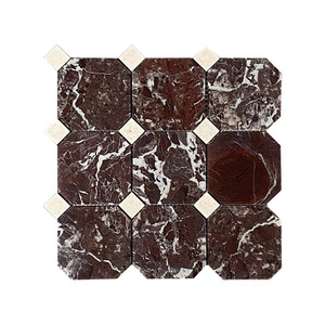 Mosaïque de marbre Rosa Levanto moderne pour les projets de sols et de murs de villas, hôtels, chambres et salles de bain - Product Image 1