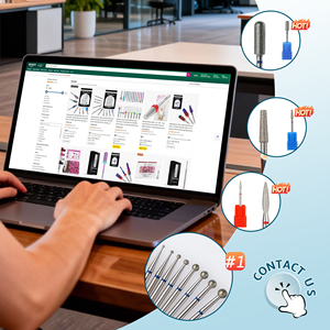 Punte per fresa diamantate di alta qualità da 3/32 pollici, frese diamantate per rimuovere cuticole e pelle morta, strumenti professionali per manicure e pedicure - Product Image 6