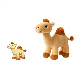 Peluche di Cammello Personalizzato con Design a <span class=keywords><strong>Due</strong></span> Gobbi per Decorazioni a Tema Deserto, Souvenir da Viaggio, Regalo - Product Image 1