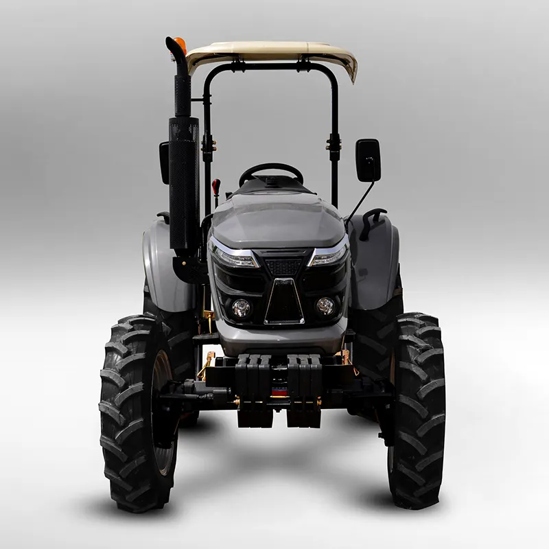 Trator agrícola grande do funcionamento estável 50HP 4WD com acessórios Preço baixo