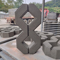 Blocs de pavage poreux en béton emboîtables de qualité supérieure pour plantation d'herbe, technique de cuisson à la vapeur, design traditionnel, garantie 1 an