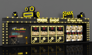 Intera macchina della gru dell'artiglio di progettazione su ordinazione giochi Arcade dell'interno che giocano la bambola a gettoni che vende la macchina della gru dell'artiglio del giocattolo della peluche - Product Image 2