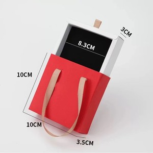 Thanh Lịch Tùy Chỉnh In Trượt Ngăn Kéo Giấy Đồ Trang Sức Bao Bì Hộp Sang Trọng Vàng Dập Nóng Cho Vòng Đeo Tay Bông Tai Set Hộp - Product Image 3