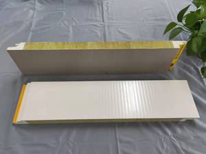 Panneaux modernes <span class=keywords><strong>de</strong></span> <span class=keywords><strong>laine</strong></span> <span class=keywords><strong>de</strong></span> <span class=keywords><strong>roche</strong></span> pour l'isolation thermique <span class=keywords><strong>de</strong></span> mur extérieur d'atelier ignifuge connexion <span class=keywords><strong>de</strong></span> haute résistance faite d'acier - Product Image 6