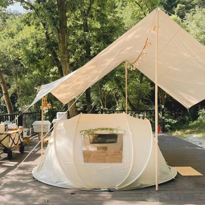 Tienda automática para 2 personas Senderismo pop up viaje familiar antimosquitos Tienda instantánea de un toque acampar al aire libre - Product Image 3