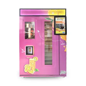 Smart new retail vending machine coin acceptor automatic orange juice vending machine factory sales