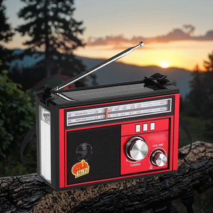 Radio portable multifonctionnelle à énergie solaire 3 bandes AM FM SW avec lampe torche LED, lecteur MP3 USB et haut-parleur intégré - Product Image 3