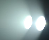200W 2 Yeux COB Par Lumière Blanc Chaud Blanc Froid 2in1 Intérieur En Aluminium Public Blinder Effet Led Stage Light