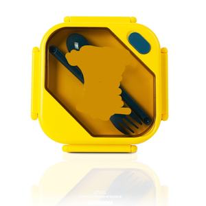 Lonchera Escolar Simple Sellada al por Mayor con Tenedor y Cuchara, Contenedor Bento con Compartimentos y Vaso para Niños, Tipo Almacenamiento - Product Image 2