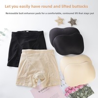 Culotte gainante amincissante sans couture, avec rembourrage fessier, effet ventre plat, rehausseur de hanches, respirante, pour le marché international