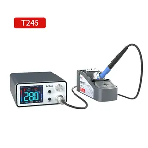 AiXun T3A Smart Soldering Station 200W Supports T12/T245 Handles Mobile Phone SMD BGA Repair Professional Soldering Station