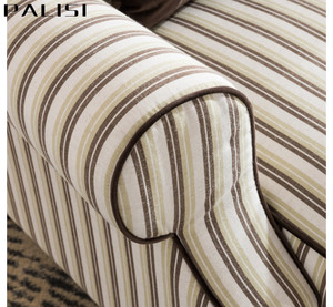 Sillón Individual de Estilo Nórdico Europeo, Sillón Mediterráneo, Cómodo Sillón para Dormitorio o Sala de Estar con Estilo Campestre para Hoteles - Product Image 3