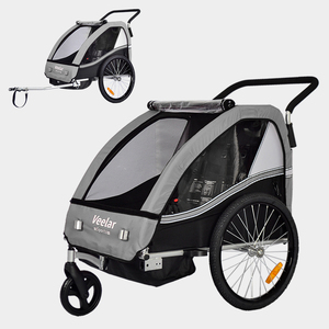 Remolques <span class=keywords><strong>de</strong></span> bicicleta para dos niños - Product Image 1