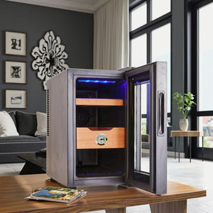 ตู้เก็บซิการ์16L อเนกประสงค์สำหรับมืออาชีพที่เก็บความชื้นไม้ซีดาร์ที่เก็บความเย็น - Product Image 5